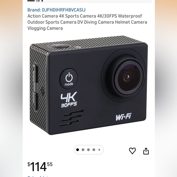 NWT Action Camera - Picture 5 of 6